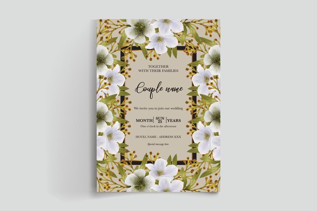 Shower bridal wedding invitation templates