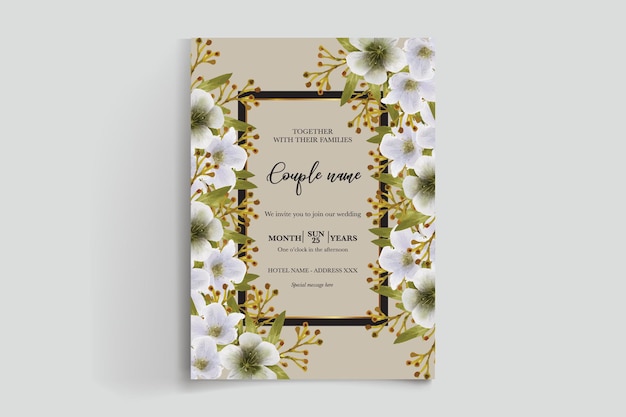 Shower bridal wedding invitation templates