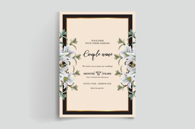 Shower bridal wedding invitation templates