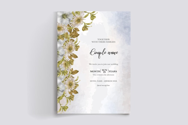 Shower bridal wedding invitation templates