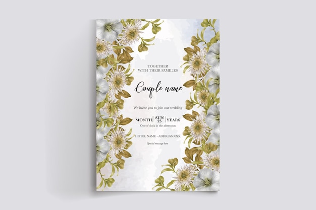 Shower bridal wedding invitation templates