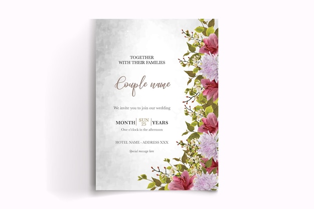 Shower bridal wedding invitation templates