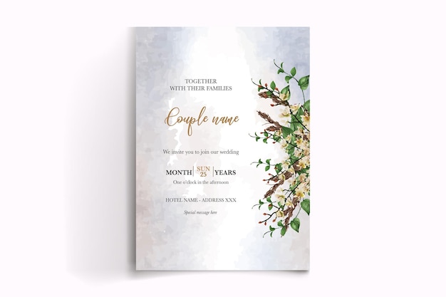 Shower bridal wedding invitation templates