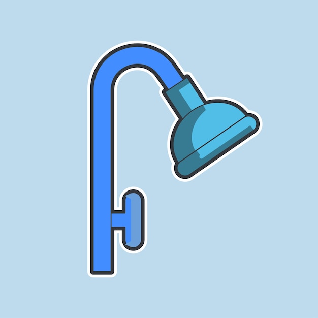 Shower head icon vector on trendy design