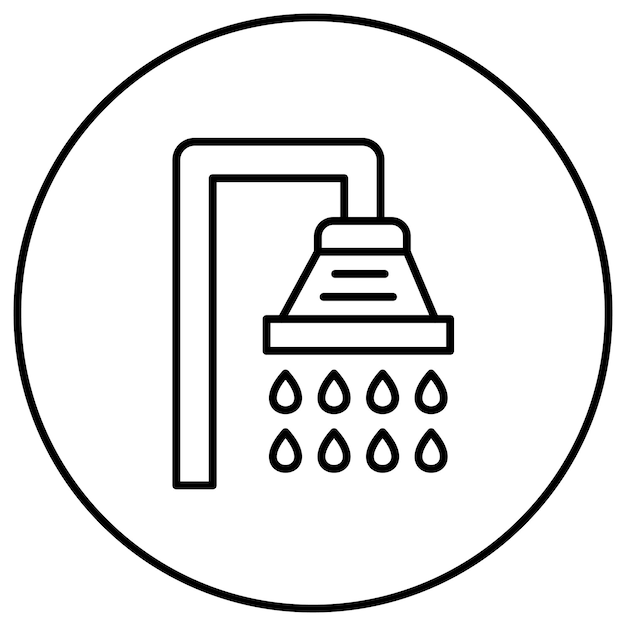 Shower icon vector image Can be used for Cosmetics