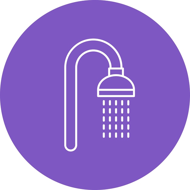 Shower icon vector image Can be used for Interior