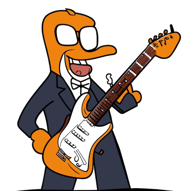 Shredding for the wedding vector illustration cartoon