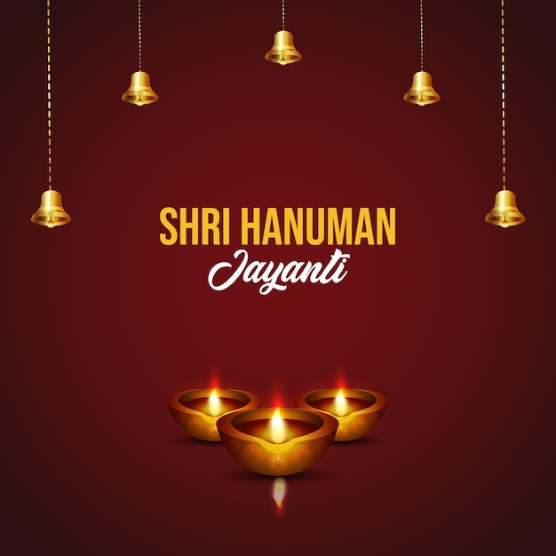 Shri hanuman jayanti vector illustration Hanuman Jayanti vector Happy Hanuman Jayanti