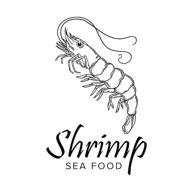 Shrimp prawn icons set. Boiled Shrimp drawing on a white background. Collection shrimp, shrimps without shell, shrimp meat, sushi. Realistic vector illustration for banner, promo