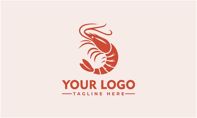 Shrimp vector logo design food logo vector logo for food business identity