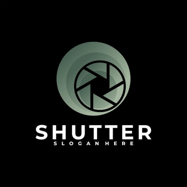 Shutter cam logo vector design template