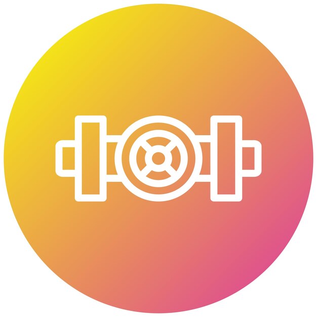셔터 터 아이콘 디자인 일러스트레이션