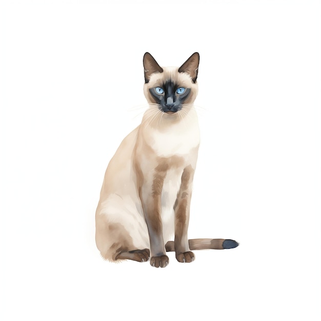 Siamese kitten cat