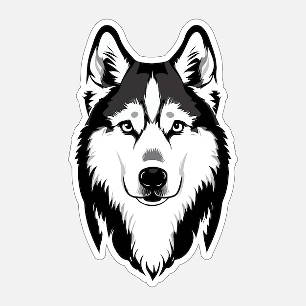 Siberian husky lovers the best stickers ever for the most adventurous and intelligent dogs