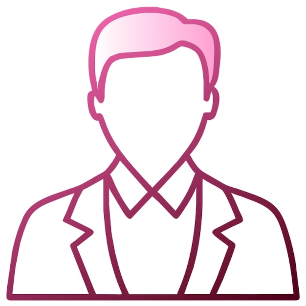 a side profile of a person with a lightbulb symmetrical geometric details icon