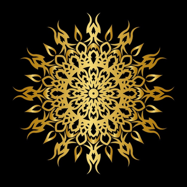Sier luxe gouden mandala Arabisch Indisch Turks Pakistan Chinees vector