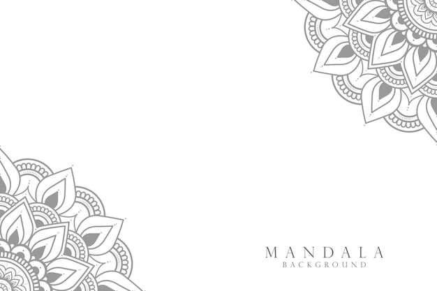 Sier Mandala Ontwerp Achtergrond