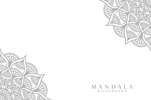 Sier Mandala Ontwerp Achtergrond