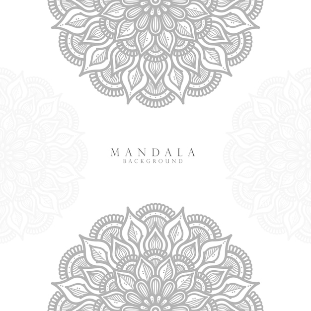 Sier Mandala Ontwerp Achtergrond