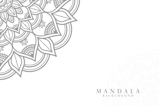 Sier Mandala Ontwerp Achtergrond