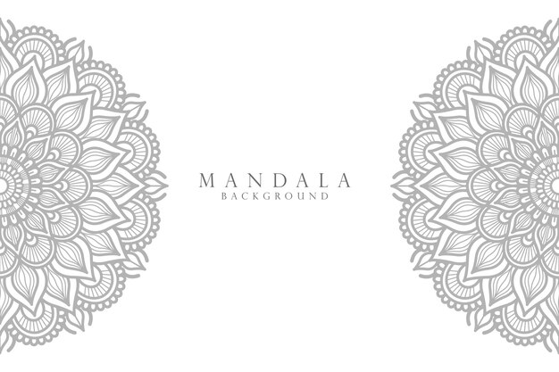 Sier Mandala Ontwerp Achtergrond