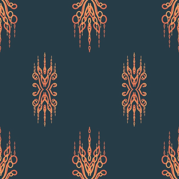 Sierlijke elegante antieke porselein abstracte naadloze patroon textuur achtergrond geometrische etnische tribal vintage retro moderne stijl stof textuur textiel naadloze patronen achtergrond art print vector