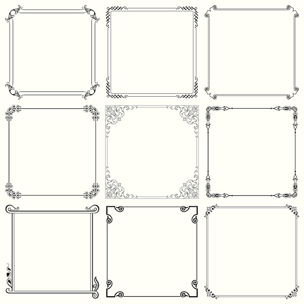 Sierlijsten (set 26)