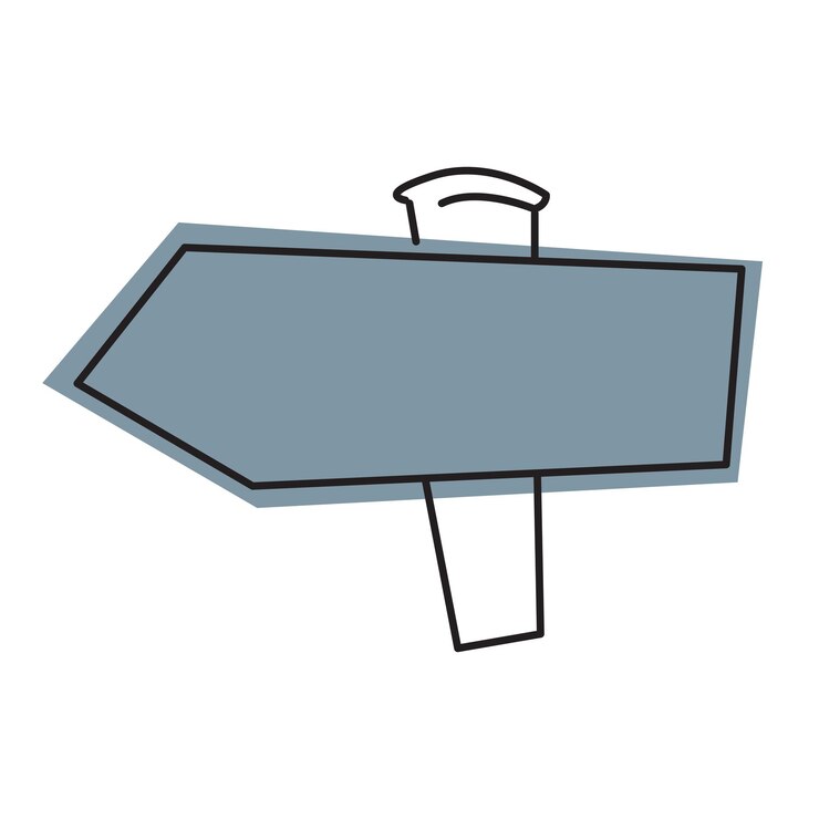 Vector sign board