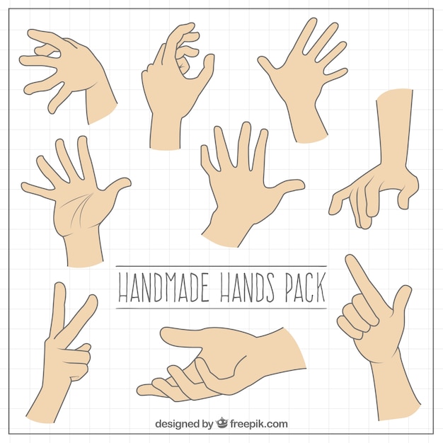 Vector sign language pack