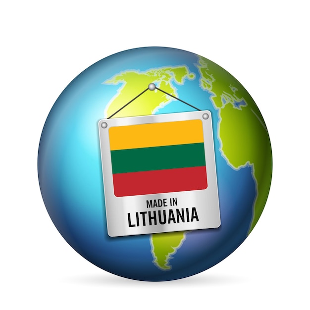 Вывеска сделана в Литве.