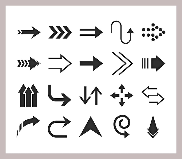 a sign that has arrows and arrows on it