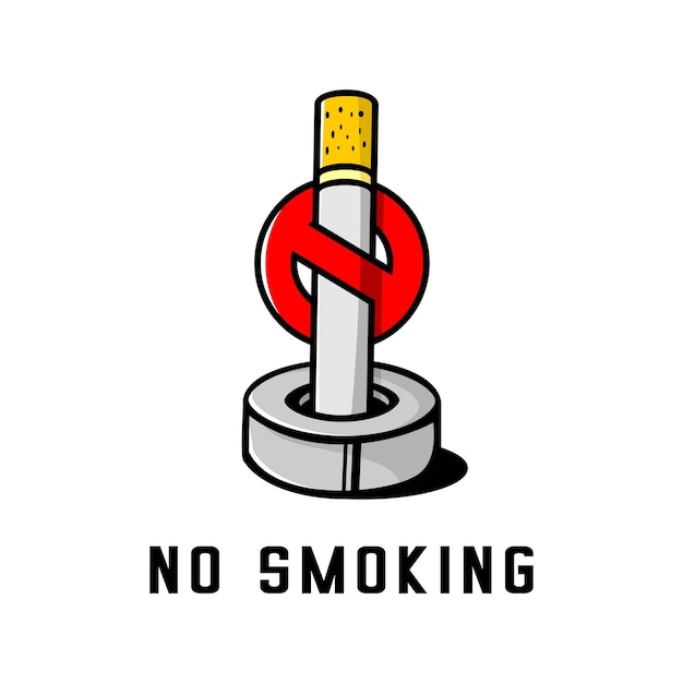 A sign that says no smoking on it no smoking vector