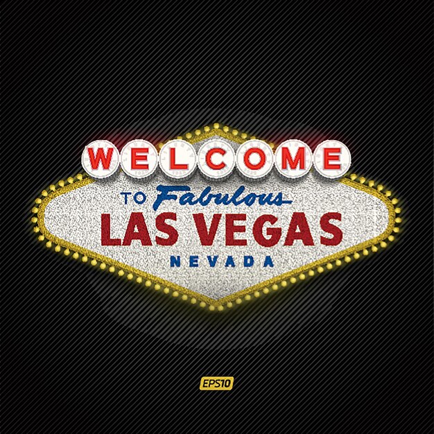 a sign that says welcome to las vegas is on a black backgroundWelcome to Fabulous Las Vegas Nevada