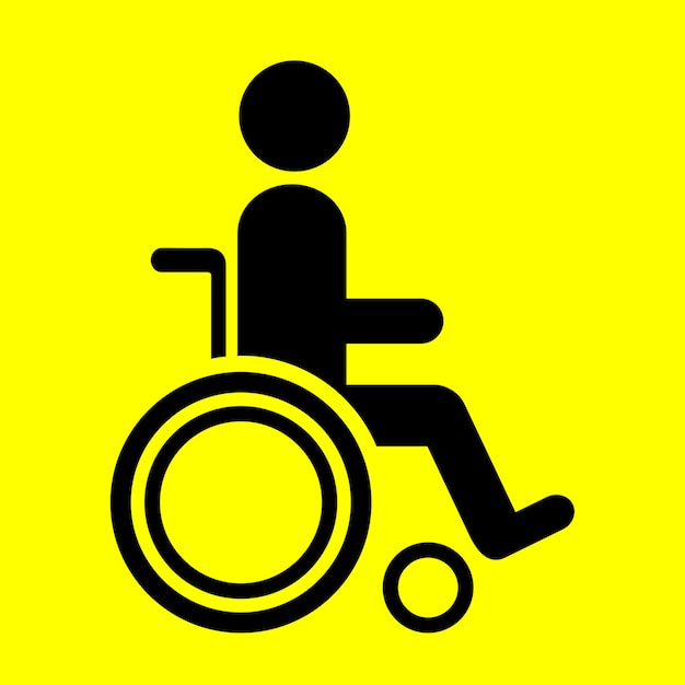 Sign wheelchair