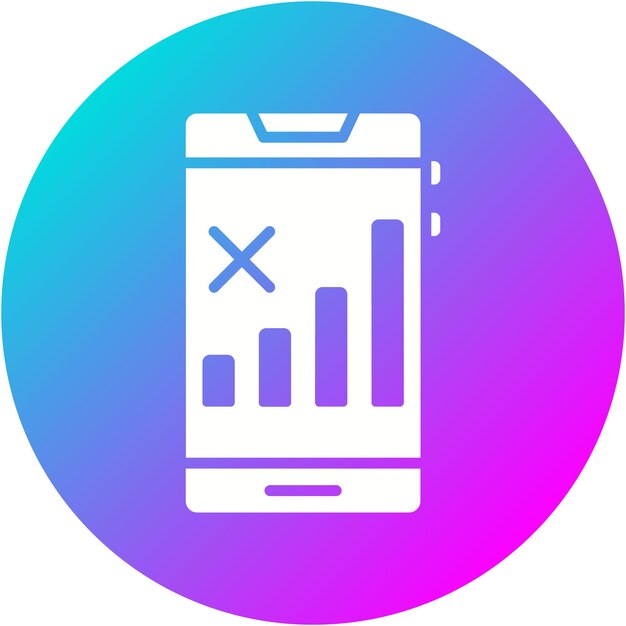 Signal cellular null vector icon can be used for mobile ui ux iconset