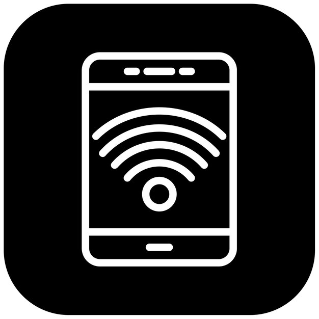 Signal Wifi 4 Bar Vector Illustratie