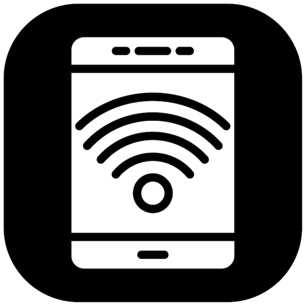 Signal Wifi 4 Bar Vector Illustratie