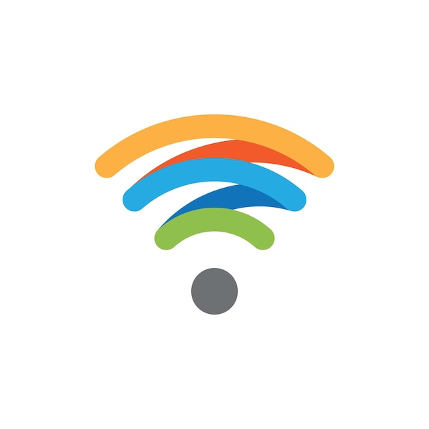 Vector signal wifi illustration design