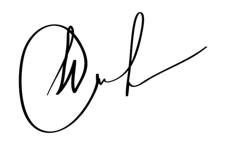 Signature for documents on white background Hand drawn business autograph calligraphy lettering vector illustration