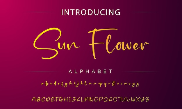 signature Font Calligraphy Logotype Script Brush Font Type Font lettering handwritten