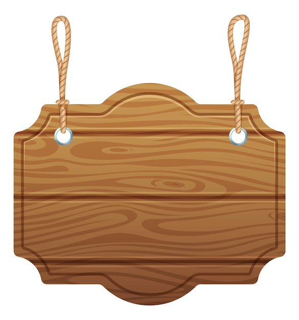 signboard template in wild west style. empty wooden board