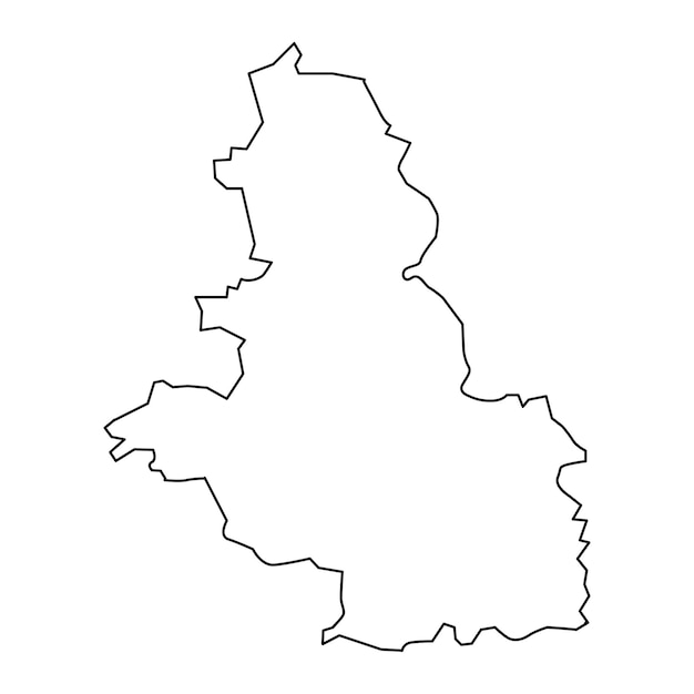 Sigulda Municipality map administrative division of Latvia Vector illustration