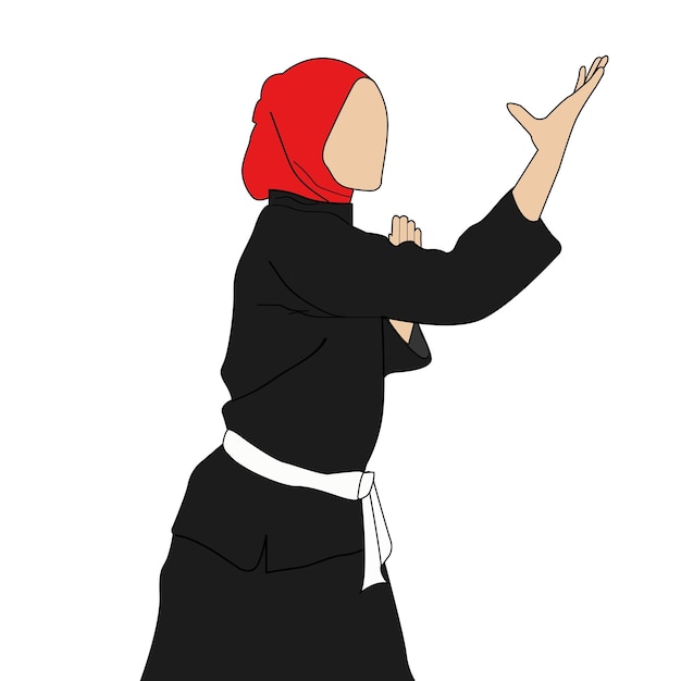 Vector silat vector cewe