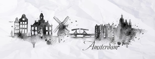 Silhouet inkt amsterdam