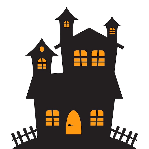 Silhouet van het Halloween Huis