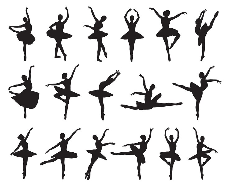 Silhouette of ballerina