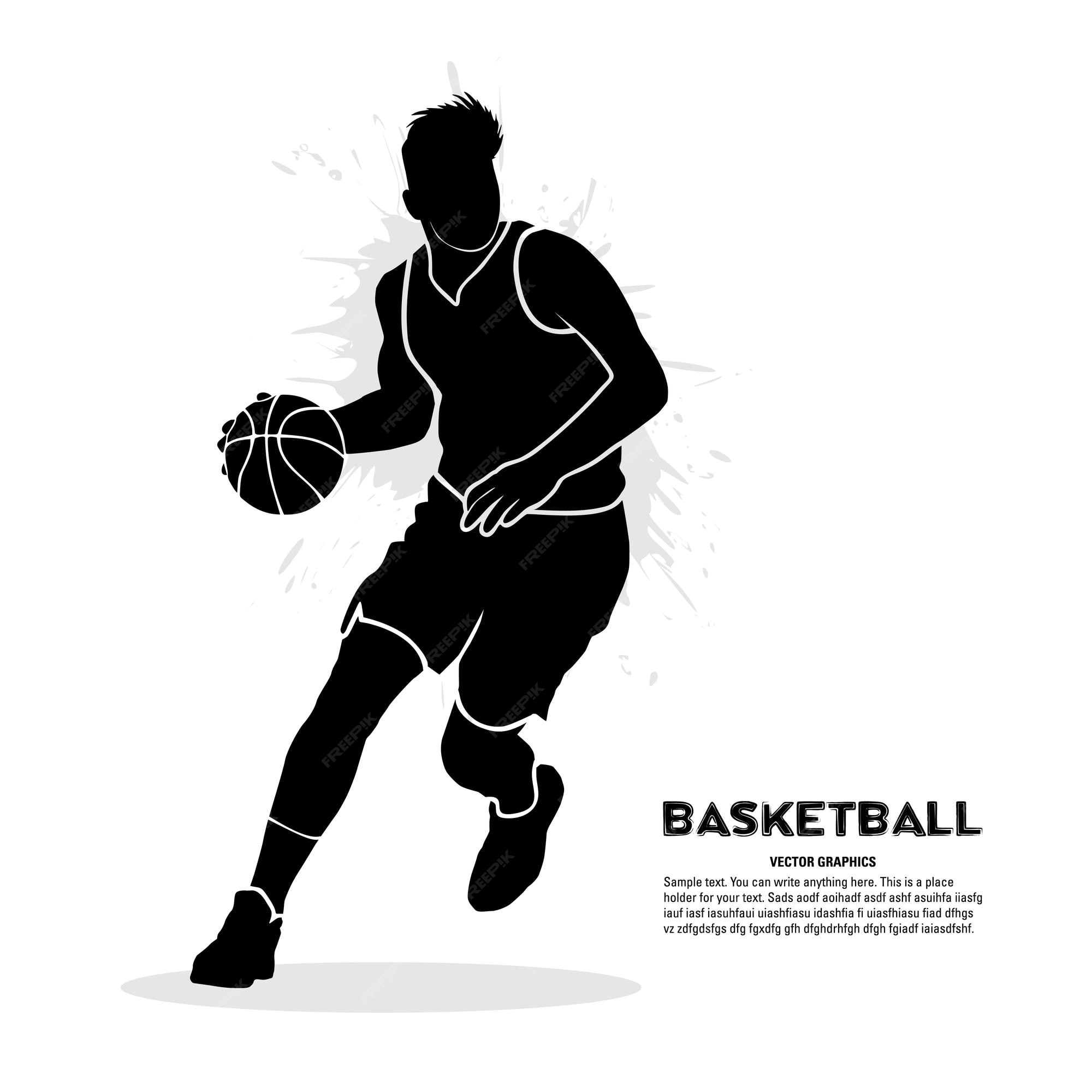 Premium Vector  Abstract silhouette art of male soccer player dribbling a  ball