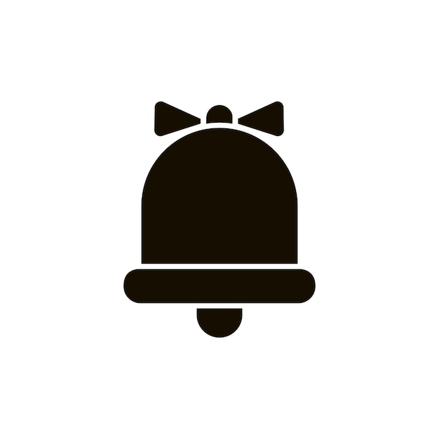 Silhouette Bell Notification Icon