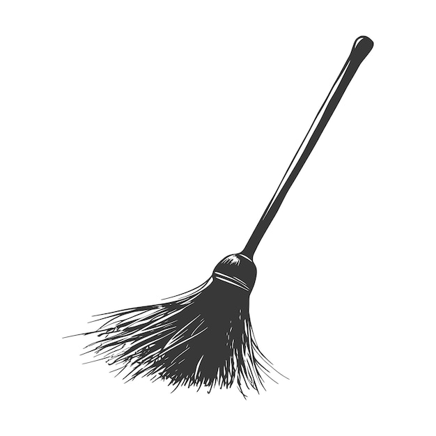 Silhouette broom cleaning tool black color only