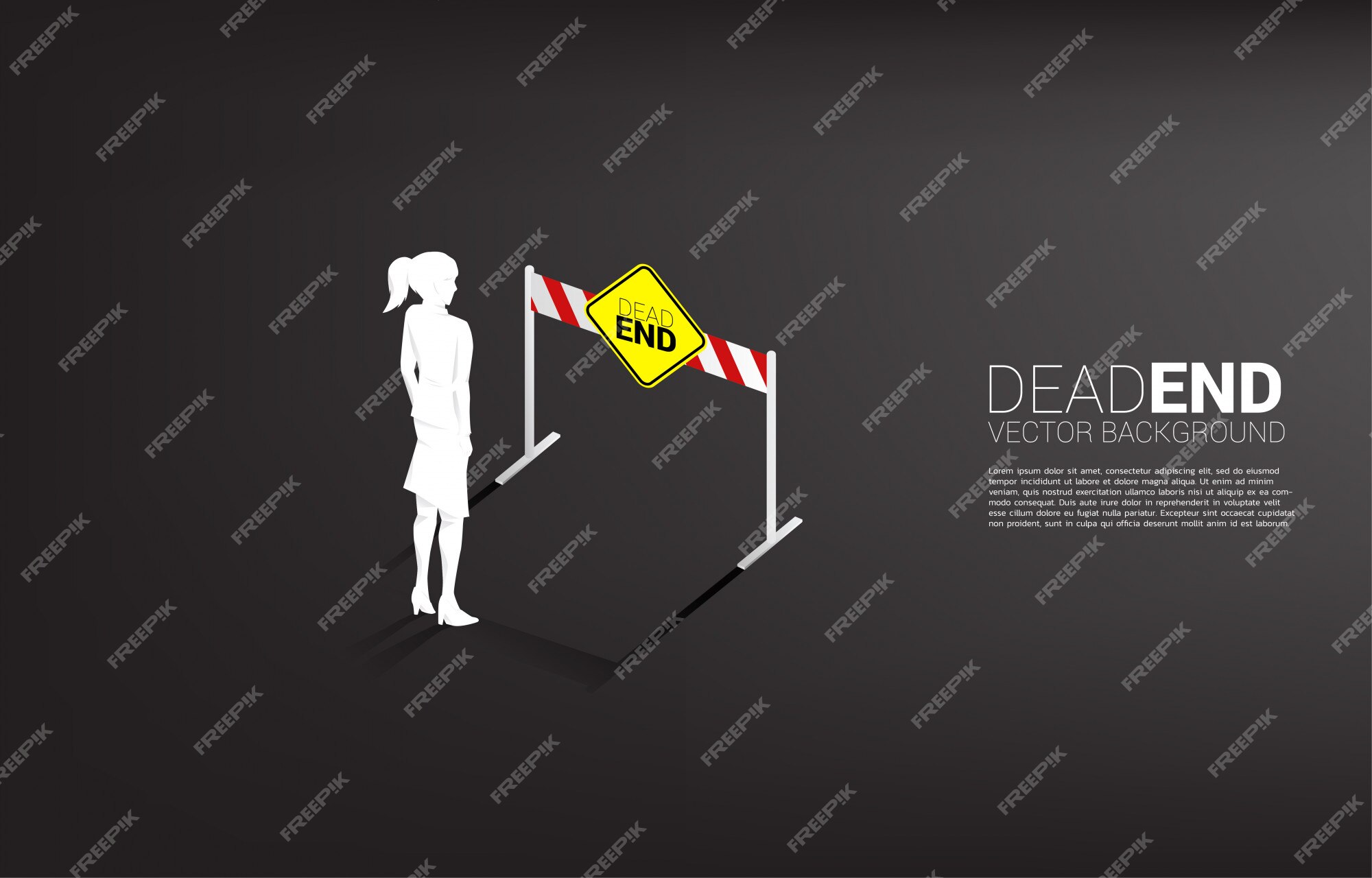 Dead End (with graphic symbol)